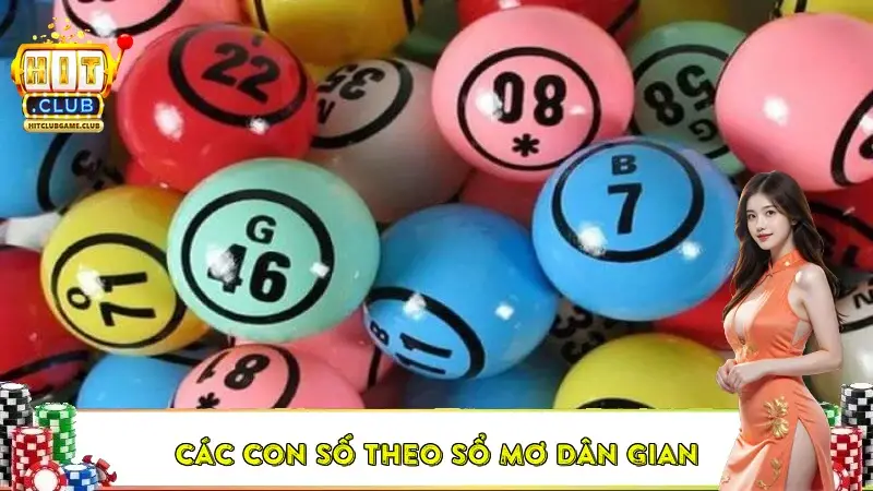 Các con số theo sổ mơ dân gian Các con số theo sổ mơ dân gian