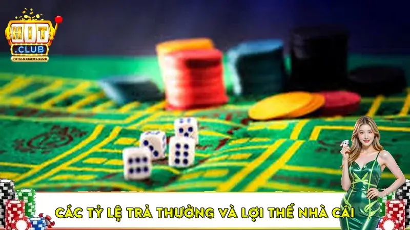 Các tỷ lệ trả thưởng và lợi thế nhà cái Các tỷ lệ trả thưởng và lợi thế nhà cái